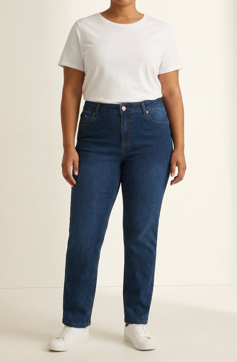 DNYcph Plus Size Superfit Denim Jeans DENIM/TWILL 9396 DENIM USED