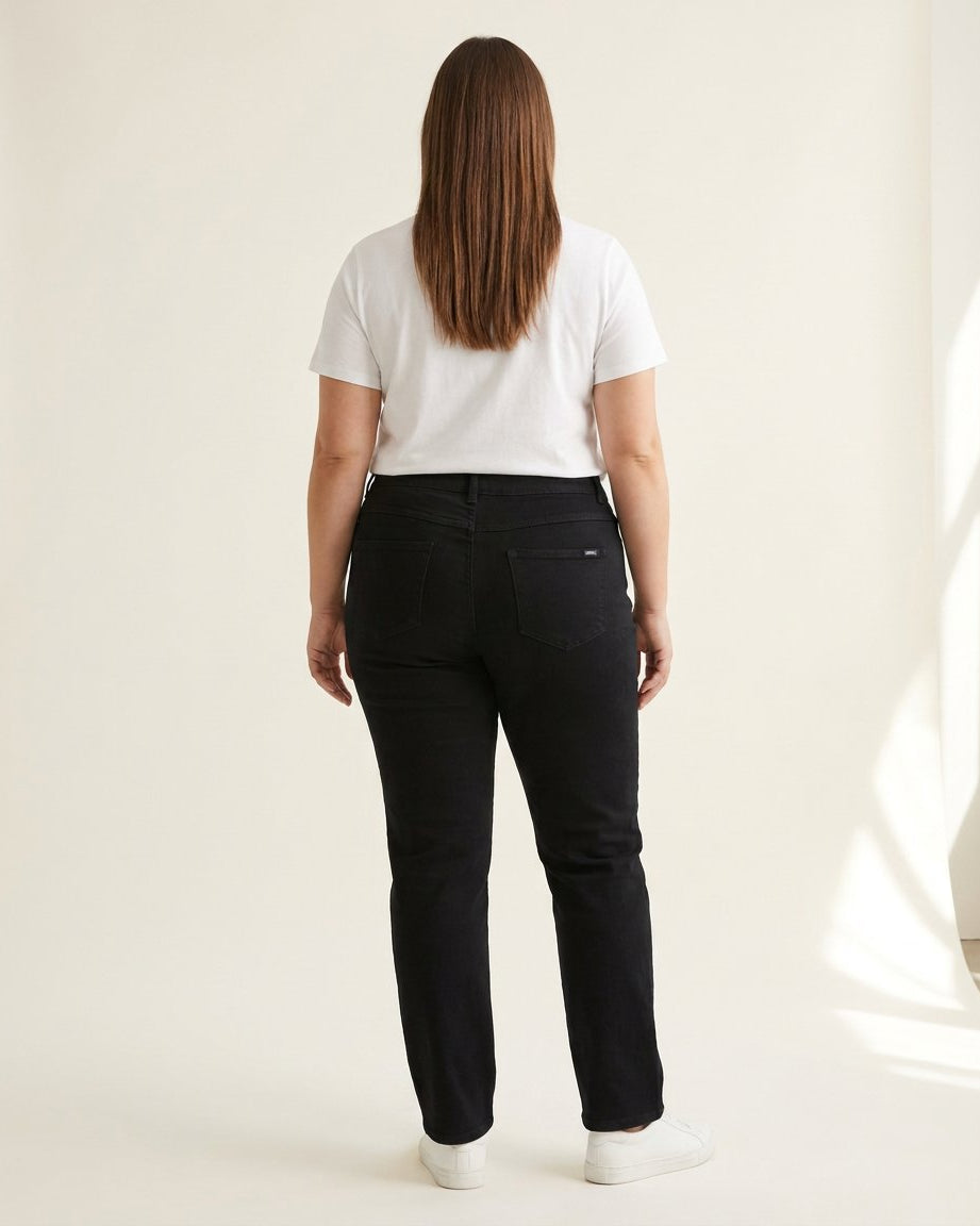 DNYcph Plus Size Superfit Twill Jeans DENIM/TWILL 80 BLACK
