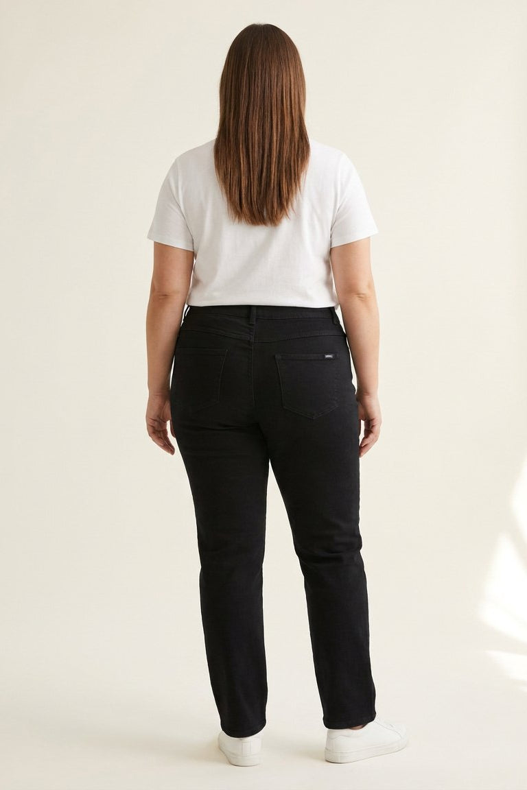 DNYcph Plus Size Superfit Twill Jeans DENIM/TWILL 80 BLACK