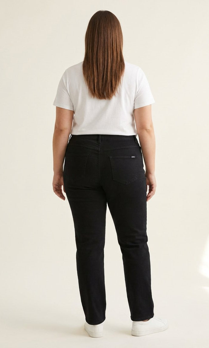 DNYcph Plus Size Superfit Twill Jeans DENIM/TWILL 80 BLACK