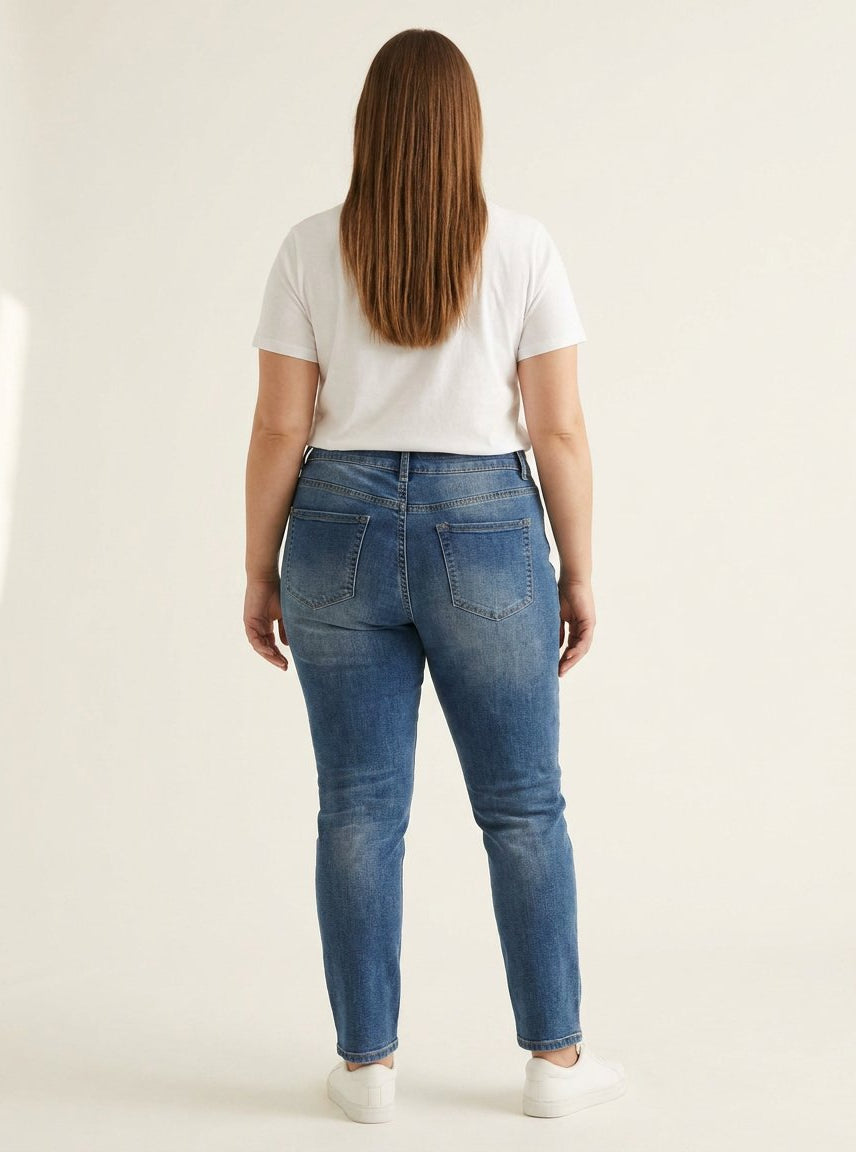 DNYcph Plus Size Tape Diamond Jeans DENIM/TWILL 939699 CLASSIC BLUE USED