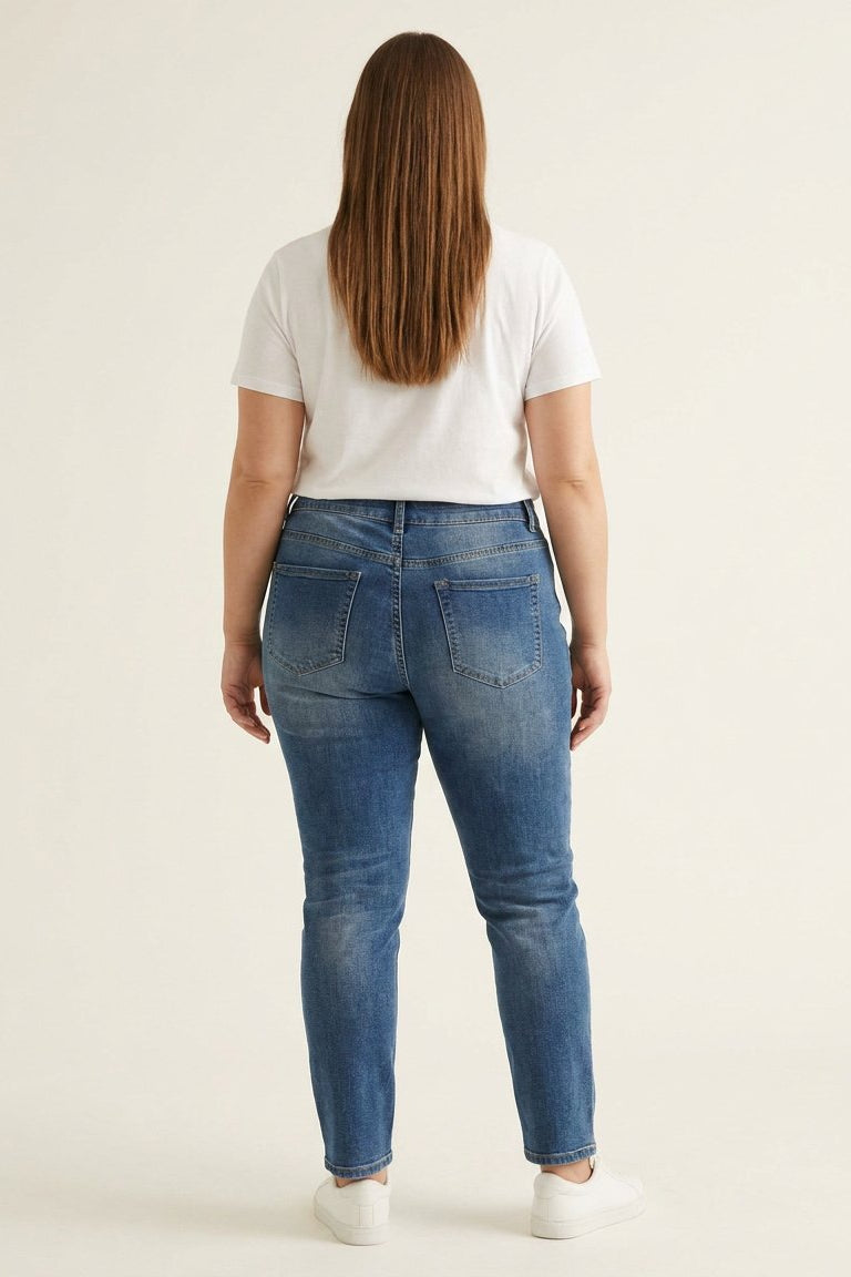 DNYcph Plus Size Tape Diamond Jeans DENIM/TWILL 939699 CLASSIC BLUE USED