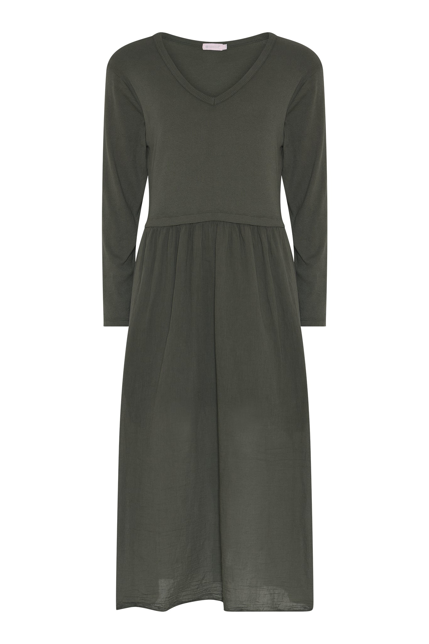 M JEANS RIB L/SL DRESS DRESS/JUMPSUIT 645 SALVIE