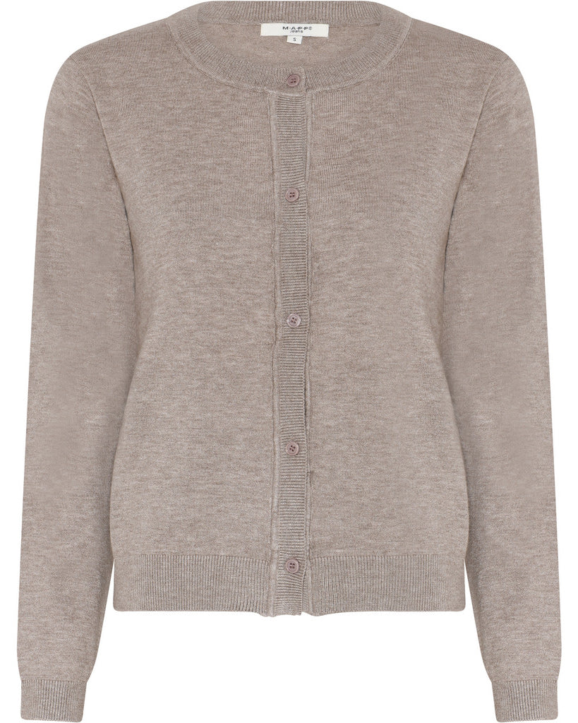 MAPP ROMA CARDIGAN KNITWEAR 227 LIGHT SAND MELANGE