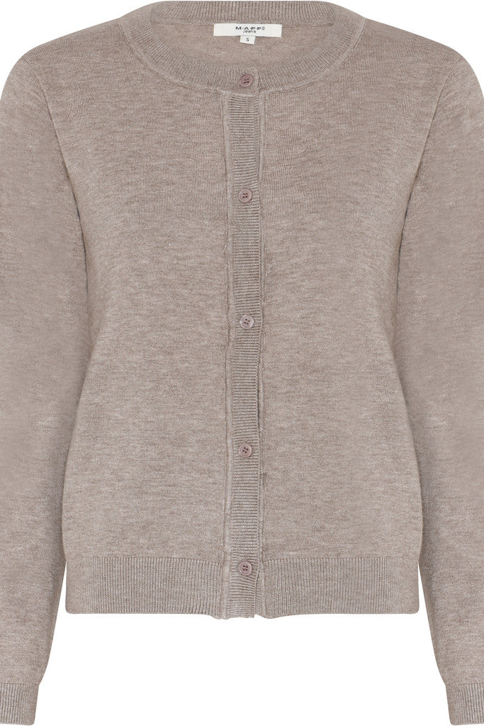 MAPP ROMA CARDIGAN KNITWEAR 227 LIGHT SAND MELANGE