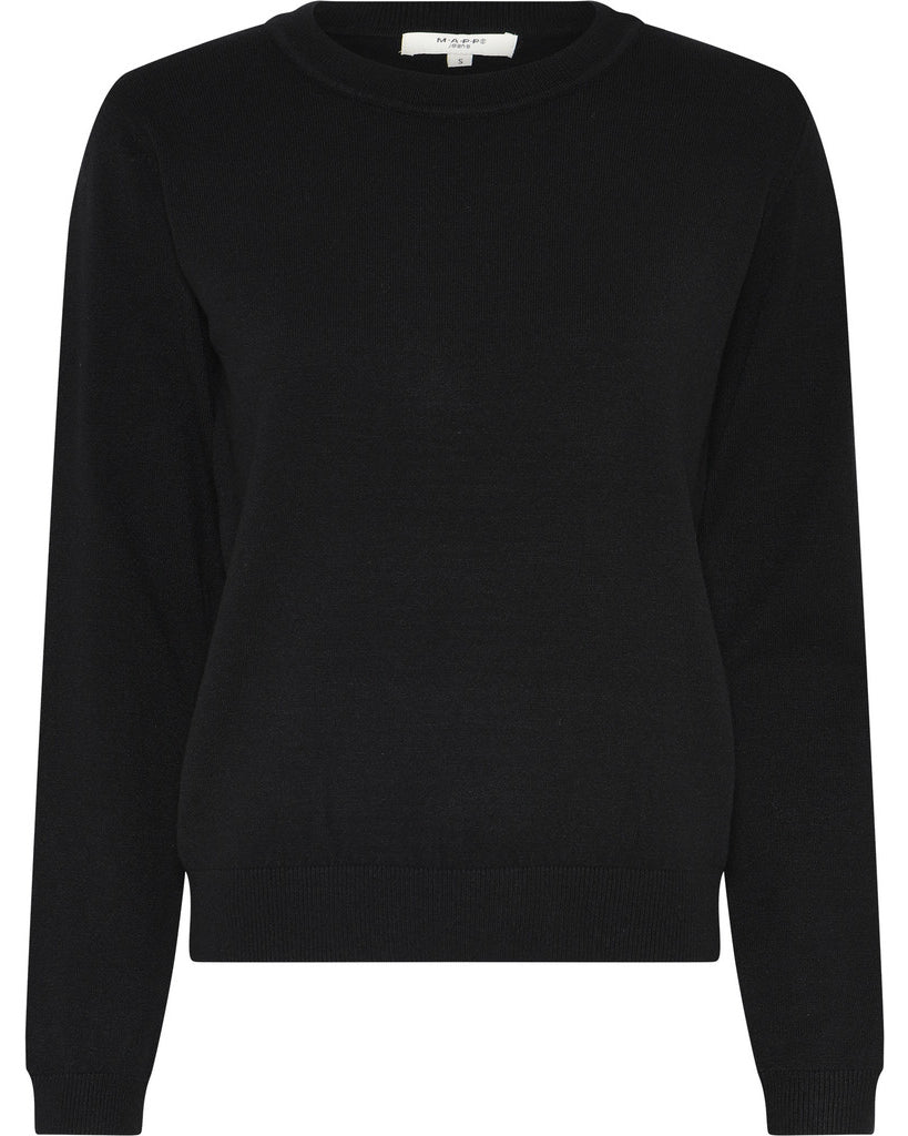 MAPP ROMA R-NECK KNITWEAR 80 BLACK