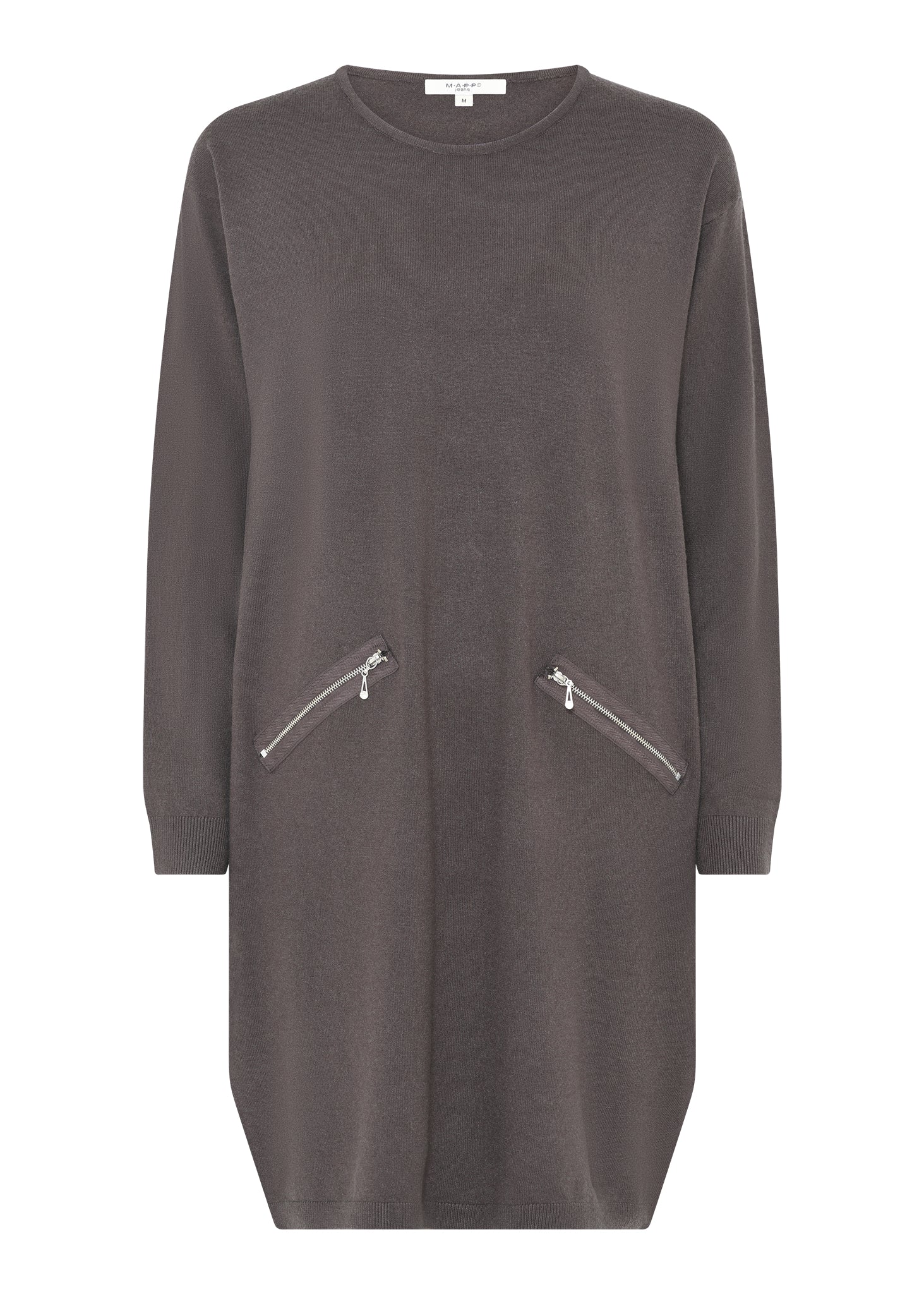 MAPP ROMA TRINE DRESS KNITWEAR 129 CHOCOLATE