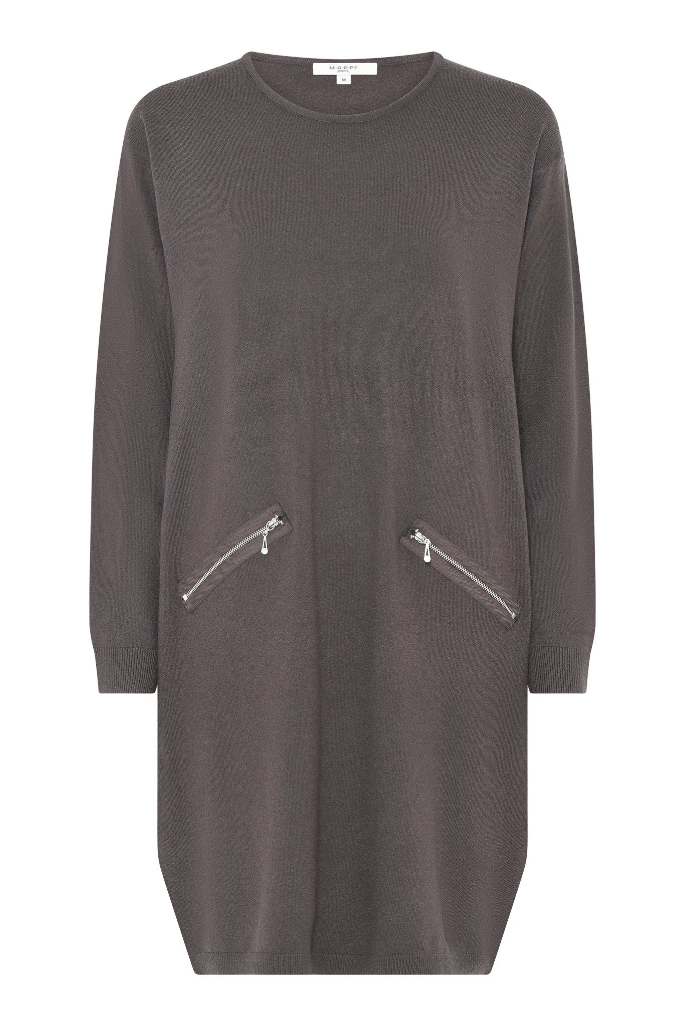 MAPP ROMA TRINE DRESS KNITWEAR 129 CHOCOLATE