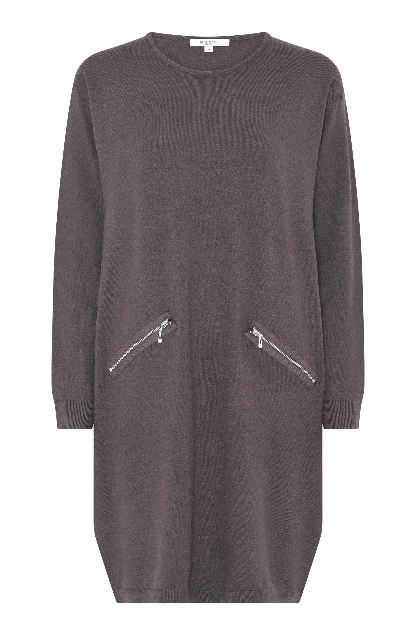 MAPP ROMA TRINE DRESS KNITWEAR 129 CHOCOLATE