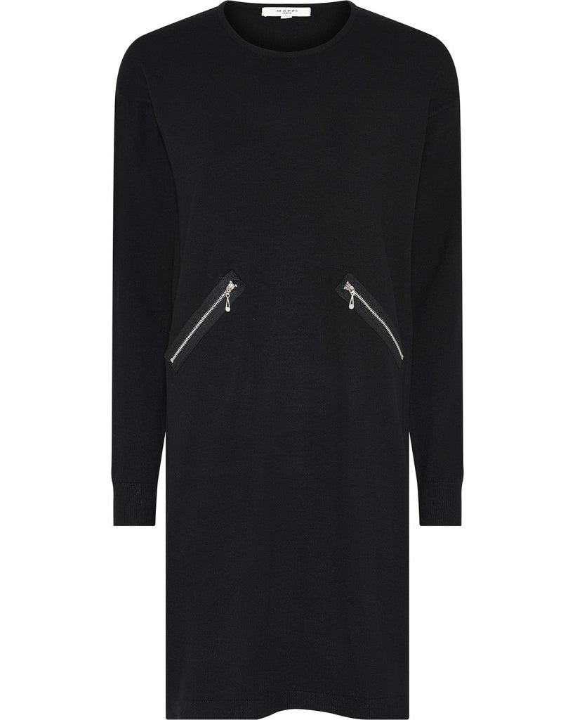 MAPP ROMA TRINE DRESS KNITWEAR 80 BLACK