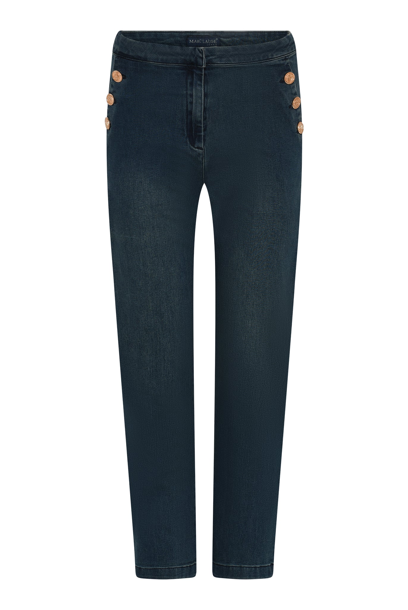 MARC LAUGE SAILOR CHINO JEANS DENIM/TWILL 9696 BLUE DENIM USED