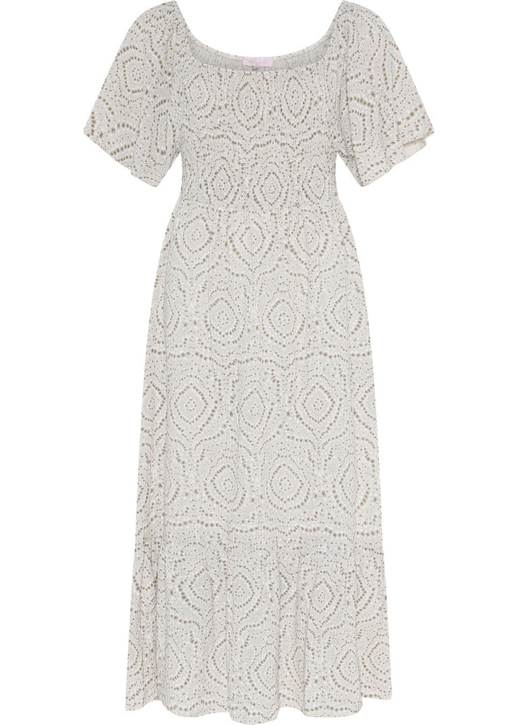 MAPP SARA GAGE INK DRESS DRESS/JUMPSUIT 10 WHITE