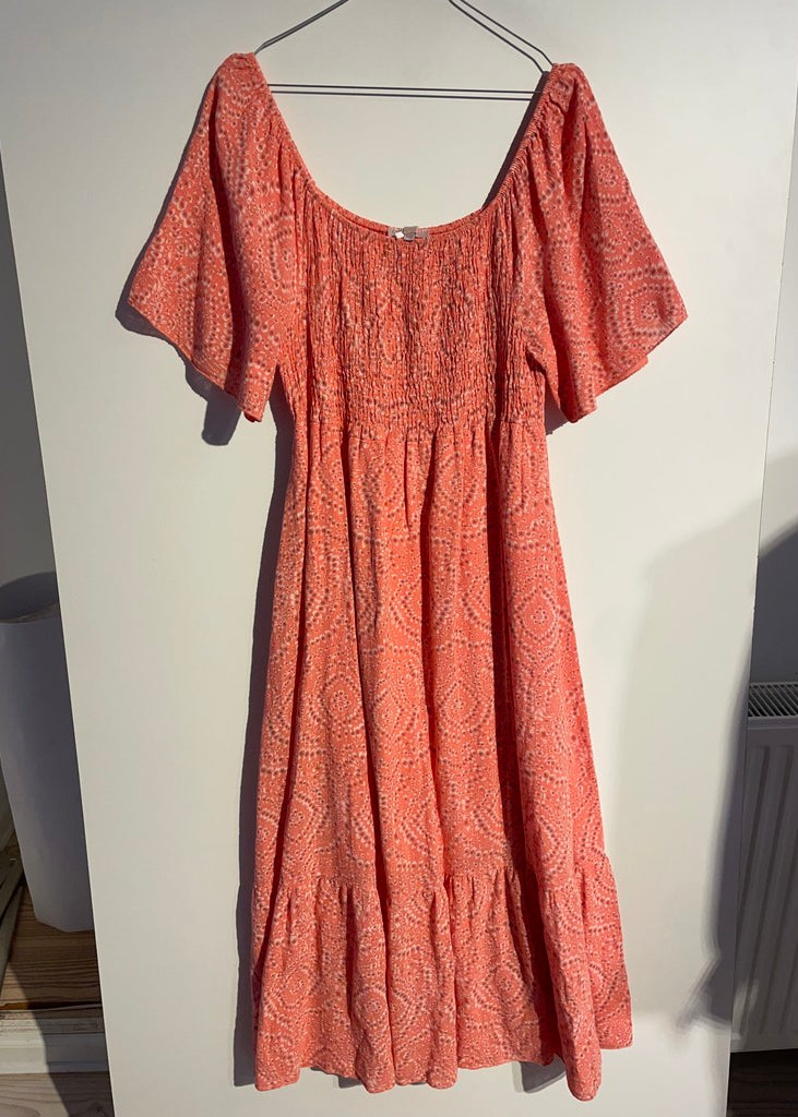 MAPP SARA GAGE INK DRESS DRESS/JUMPSUIT 350 CORAL