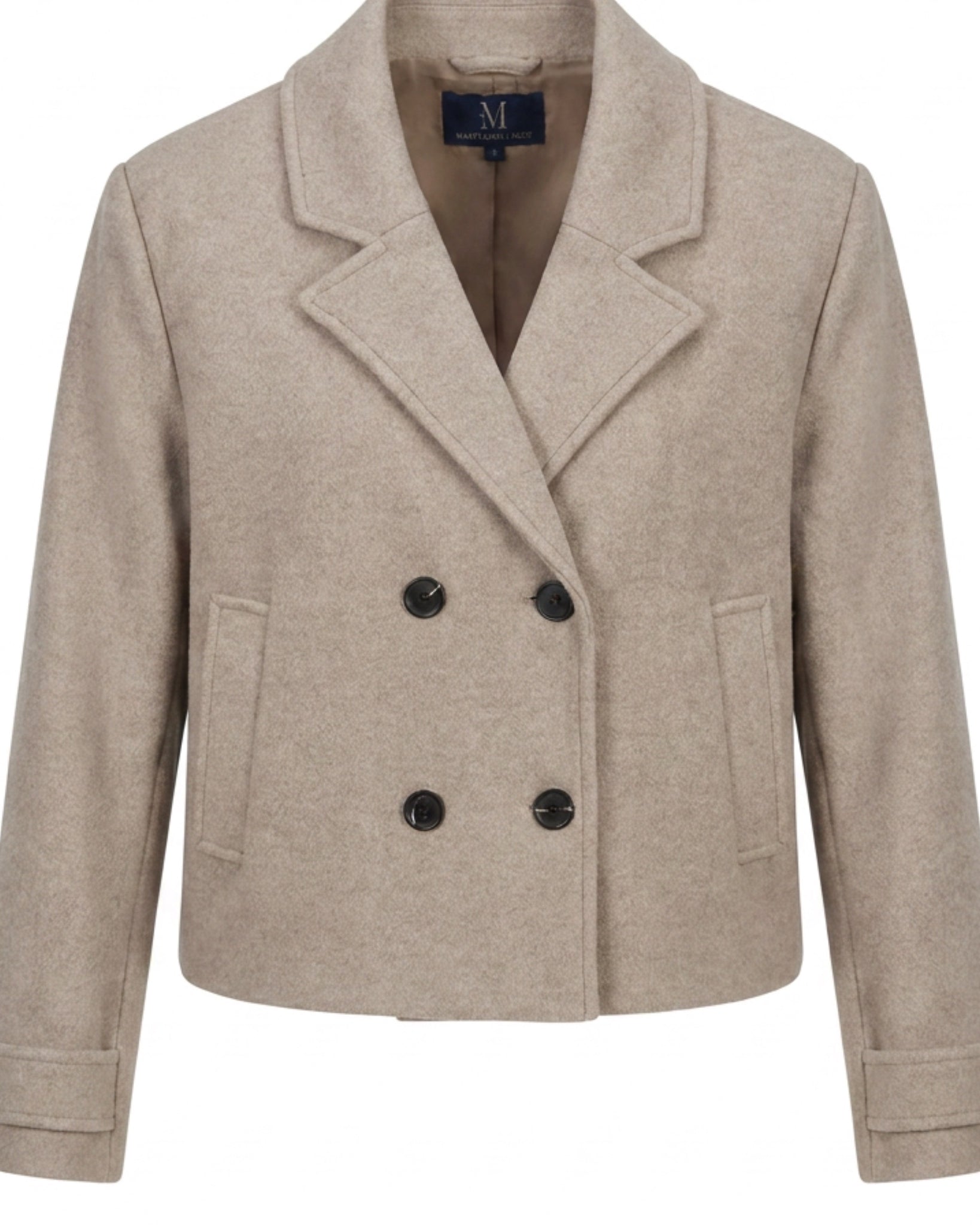 MAPP SHORT TRENCH WOOL JACKET OUTERWEAR 135 EARTH