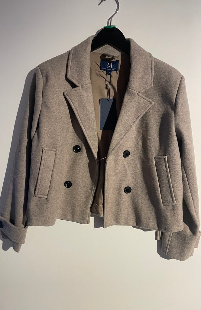 MAPP SHORT TRENCH WOOL JACKET OUTERWEAR 135 EARTH