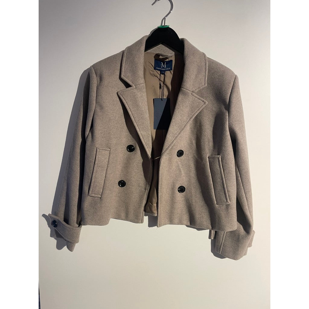 MAPP SHORT TRENCH WOOL JACKET OUTERWEAR 135 EARTH