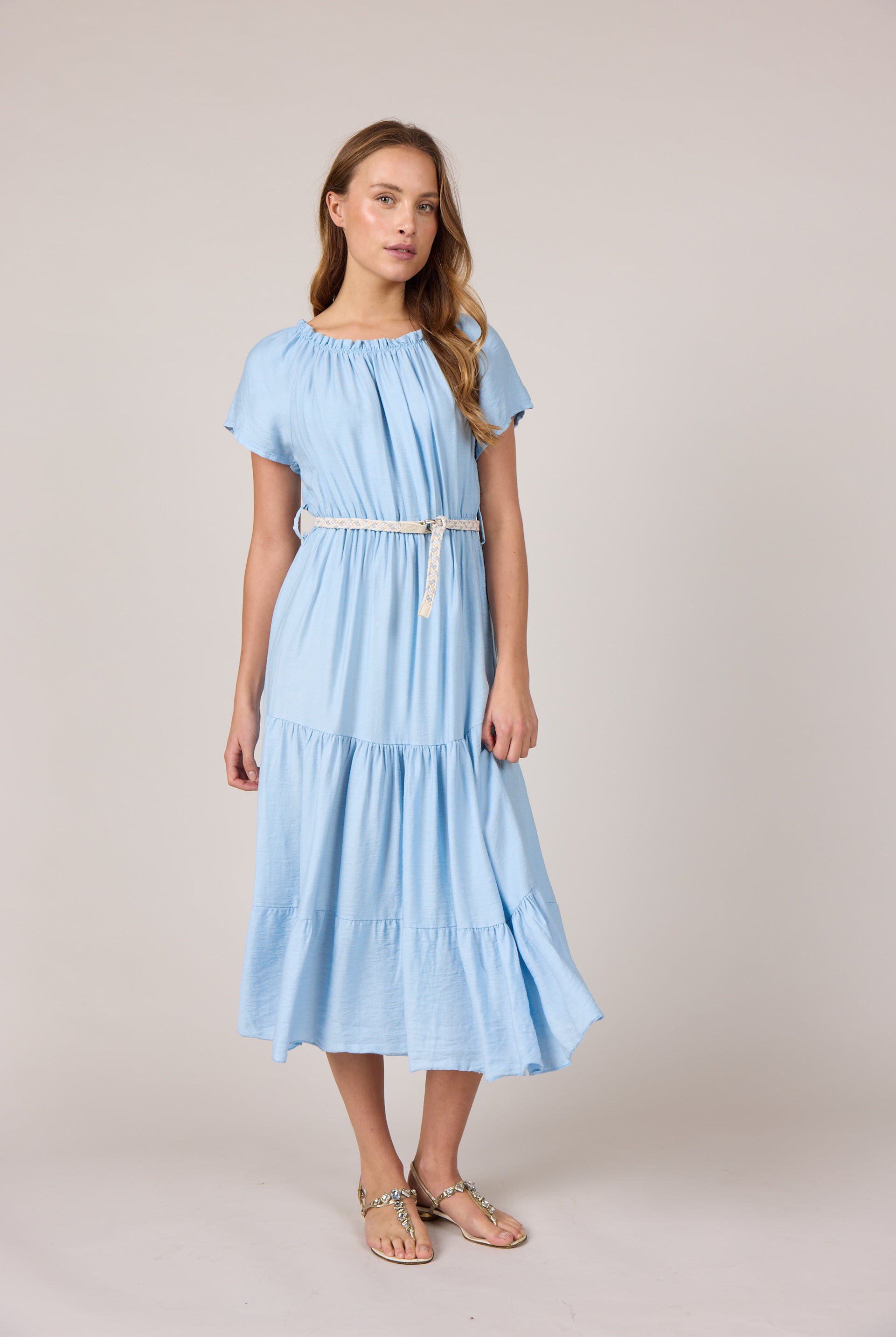 MAPP SIGNE DRESS DRESS/JUMPSUIT 107 SOFT BLUE