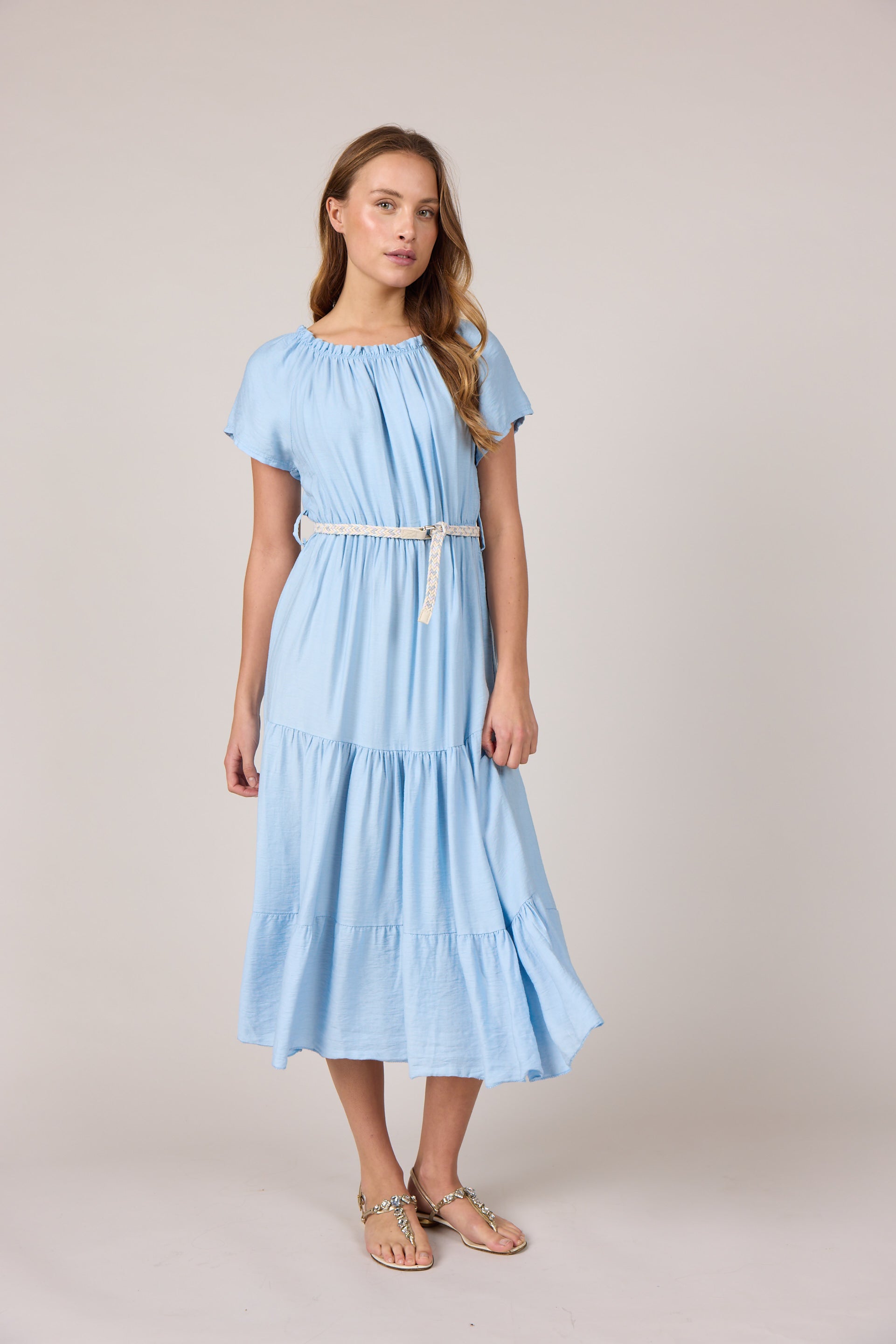 MAPP SIGNE DRESS DRESS/JUMPSUIT 107 SOFT BLUE