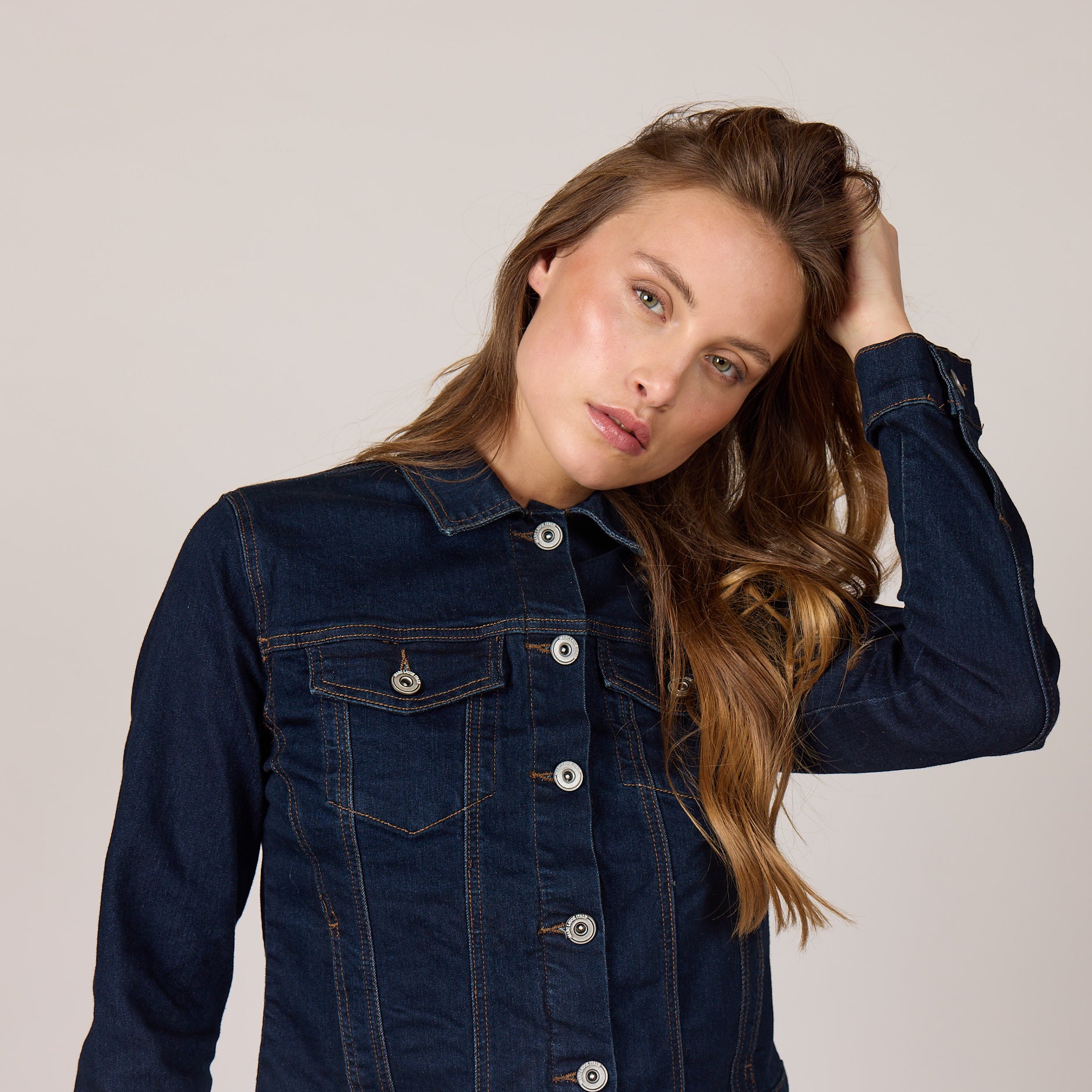 MARC LAUGE SINCE DENIM JACKET OUTERWEAR 9696 BLUE DENIM USED