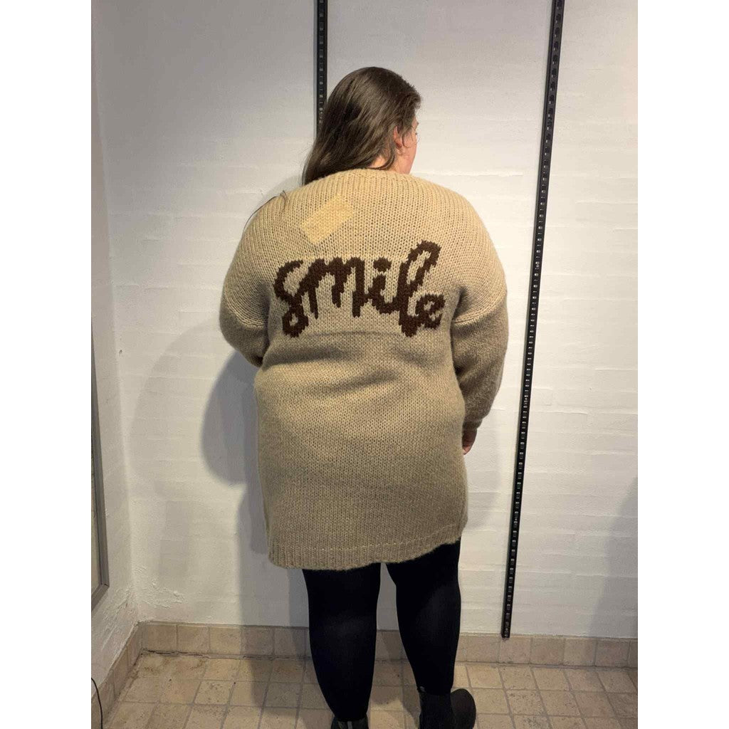 DNYcph SMILE CARDIGAN LONG KNITWEAR 136 FANGO