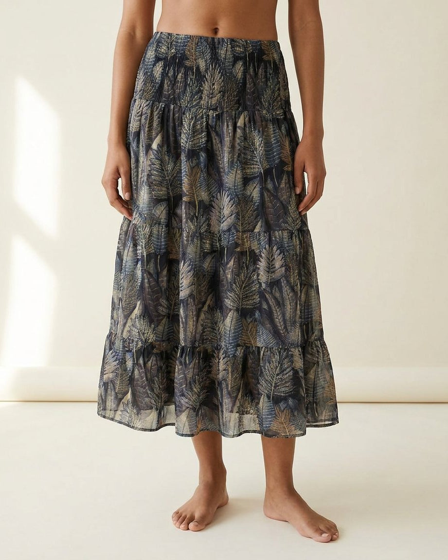 MARC LAUGE SMOCK LEAVES SKIRT SHORTS/SKIRT