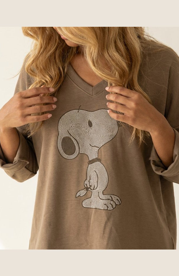 MARC LAUGE SNOOPY DIAMOND BLOUSE BLOUSE/SHIRT