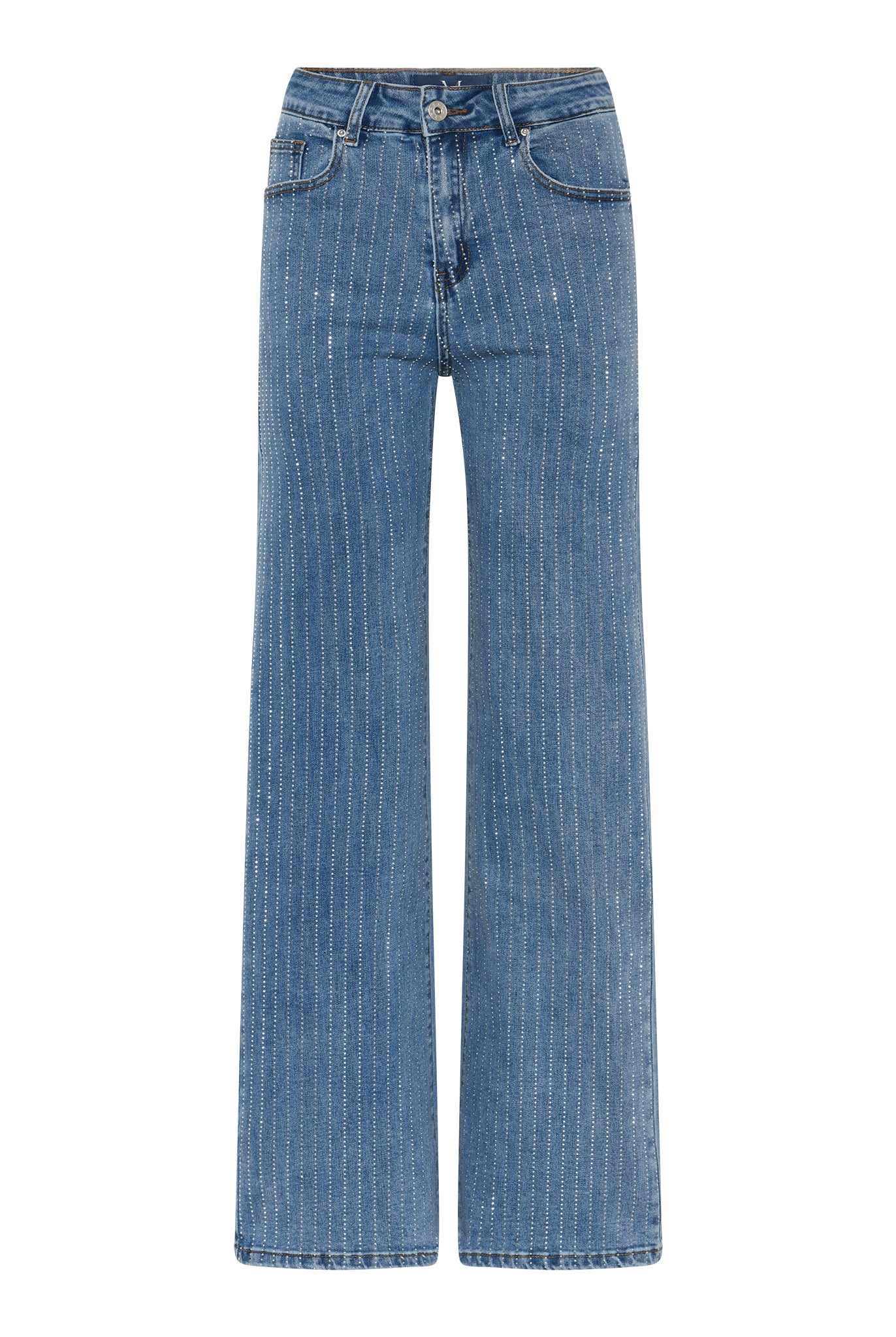 M JEANS SPARKLING JEANS FLARE DENIM/TWILL 939699 CLASSIC BLUE USED