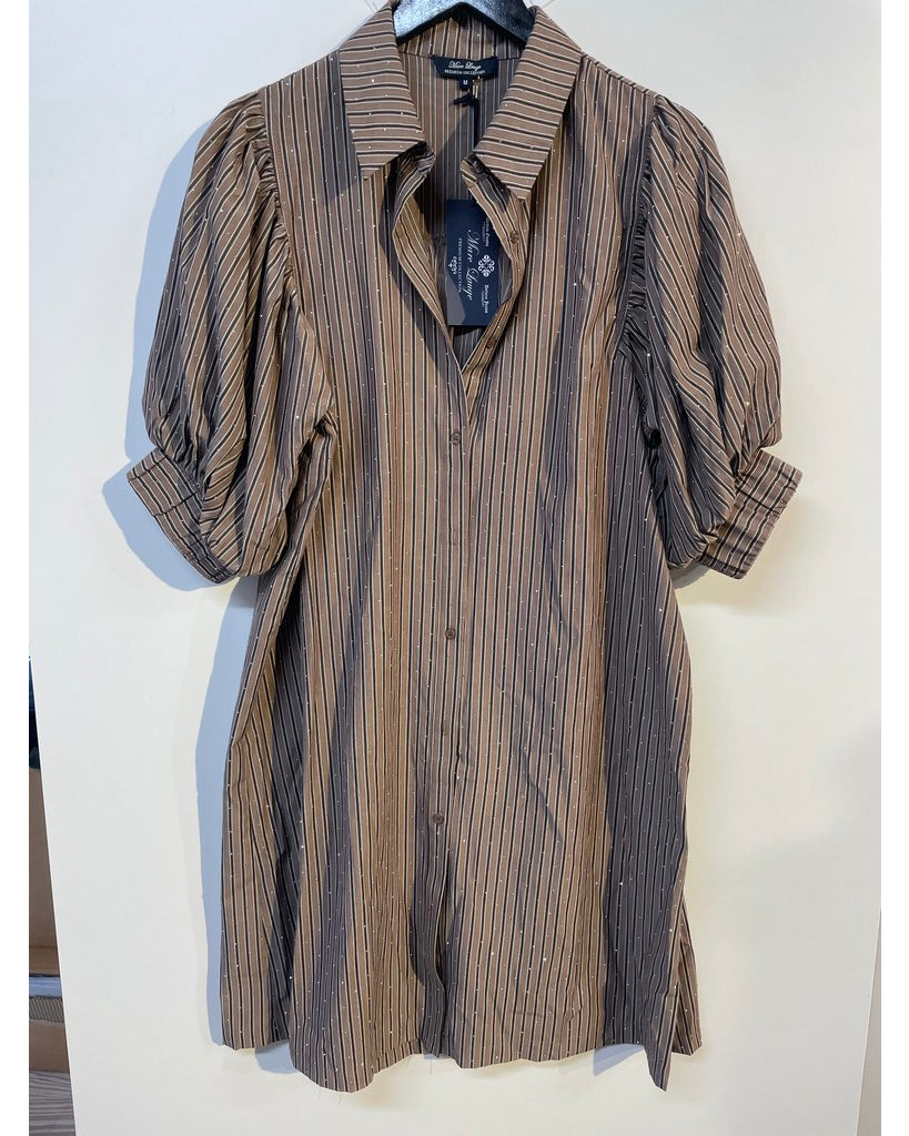 MARC LAUGE SPRKLING STRIPE DRESS DRESS/JUMPSUIT 136 FANGO