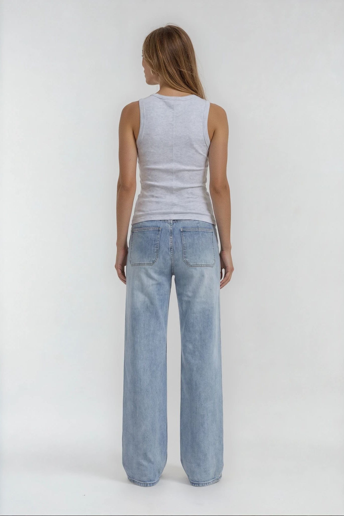 MARC LAUGE Square Pocket Jeans DENIM/TWILL 9196 LIGHT BLUE USED