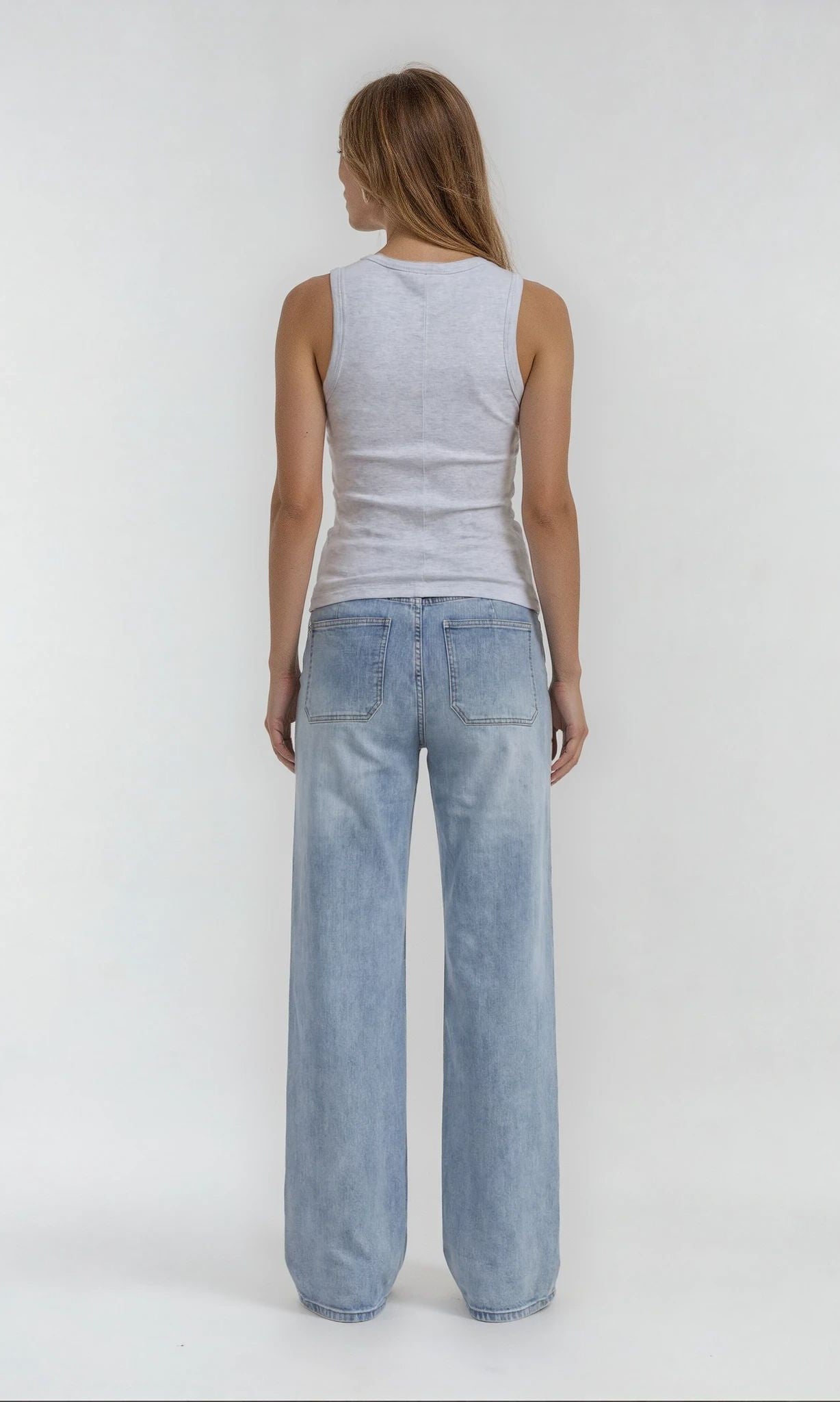 MARC LAUGE Square Pocket Jeans DENIM/TWILL 9196 LIGHT BLUE USED