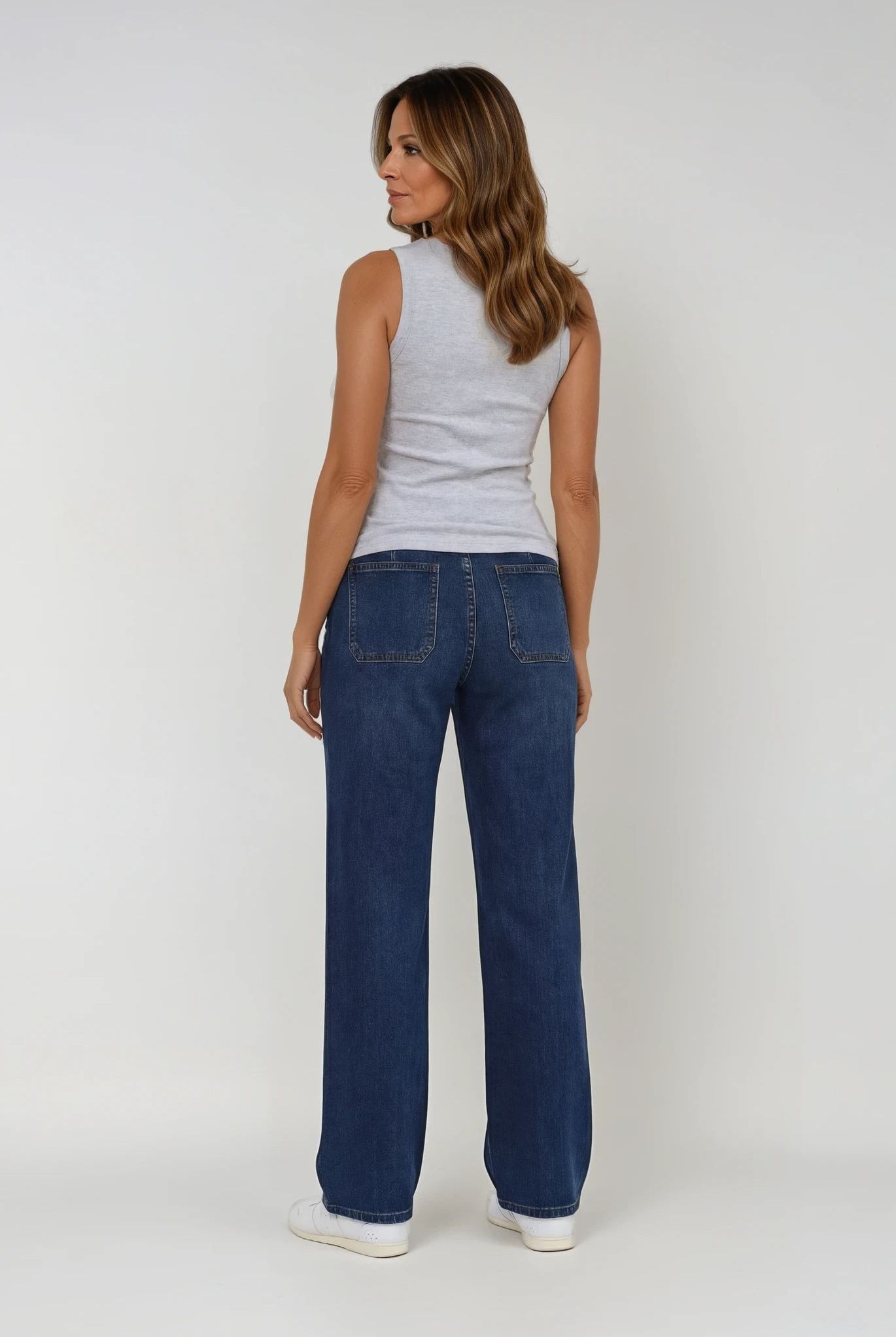 MARC LAUGE SQUARE POCKET JEANS DENIM/TWILL 9696 BLUE DENIM USED