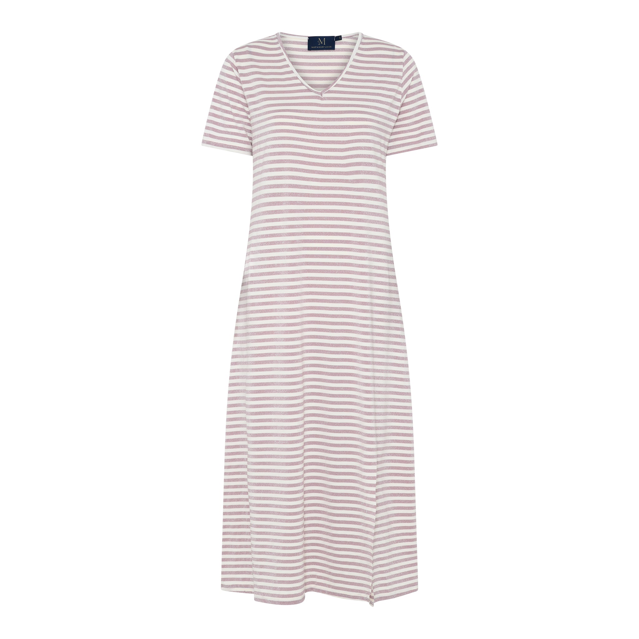 M JEANS STRIPE LUREX DRESS DRESS/JUMPSUIT 385 BRIGHT ROSE