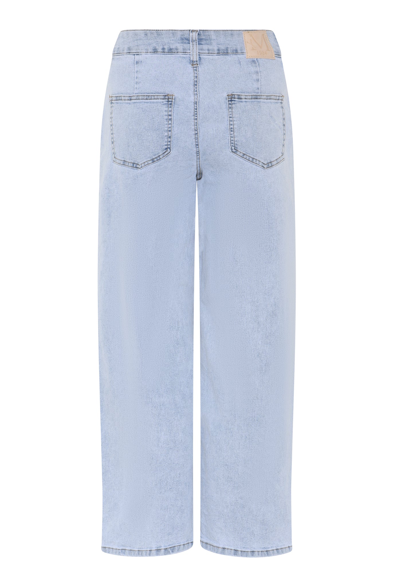 MAPP SUCCI 7/8 FLARE JEANS DENIM/TWILL 89 VERY LIGHT BLUE DENIM