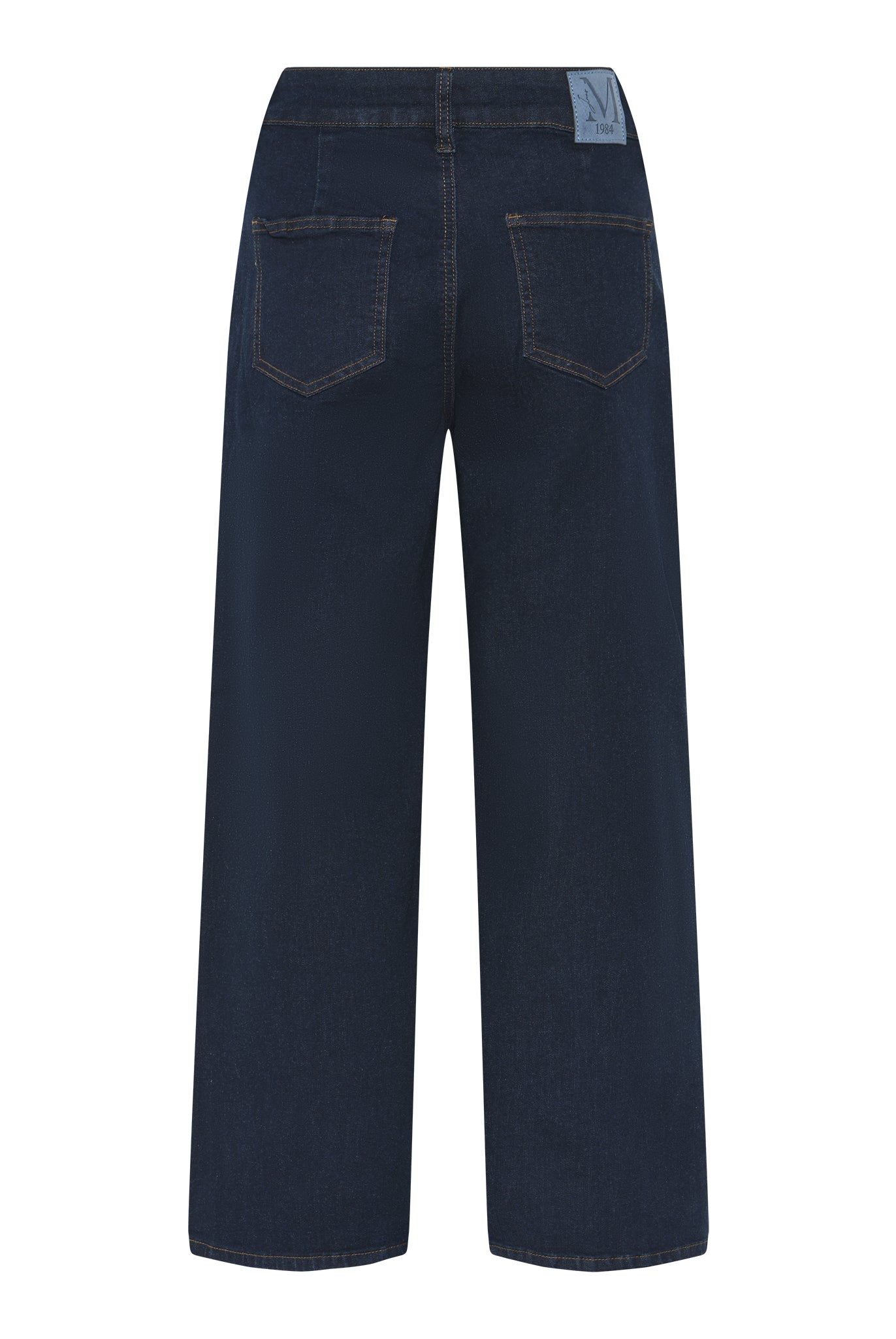 MAPP SUCCI 7/8 FLARE JEANS DENIM/TWILL 98 DARK BLUE