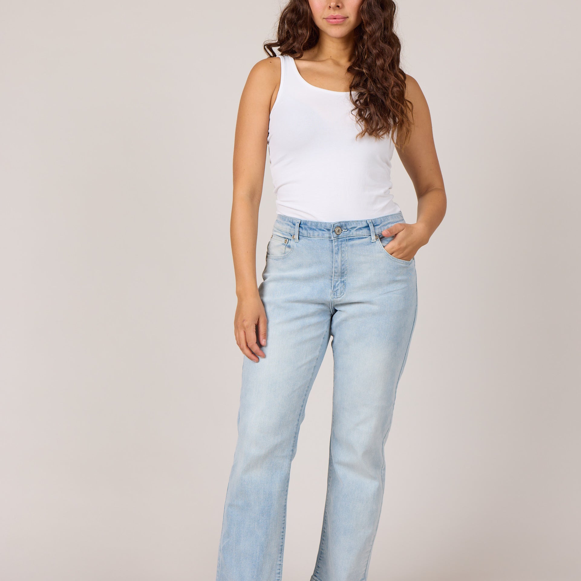 DNYcph SUPERFIT DENIM JEANS DENIM/TWILL 9196 LIGHT BLUE USED