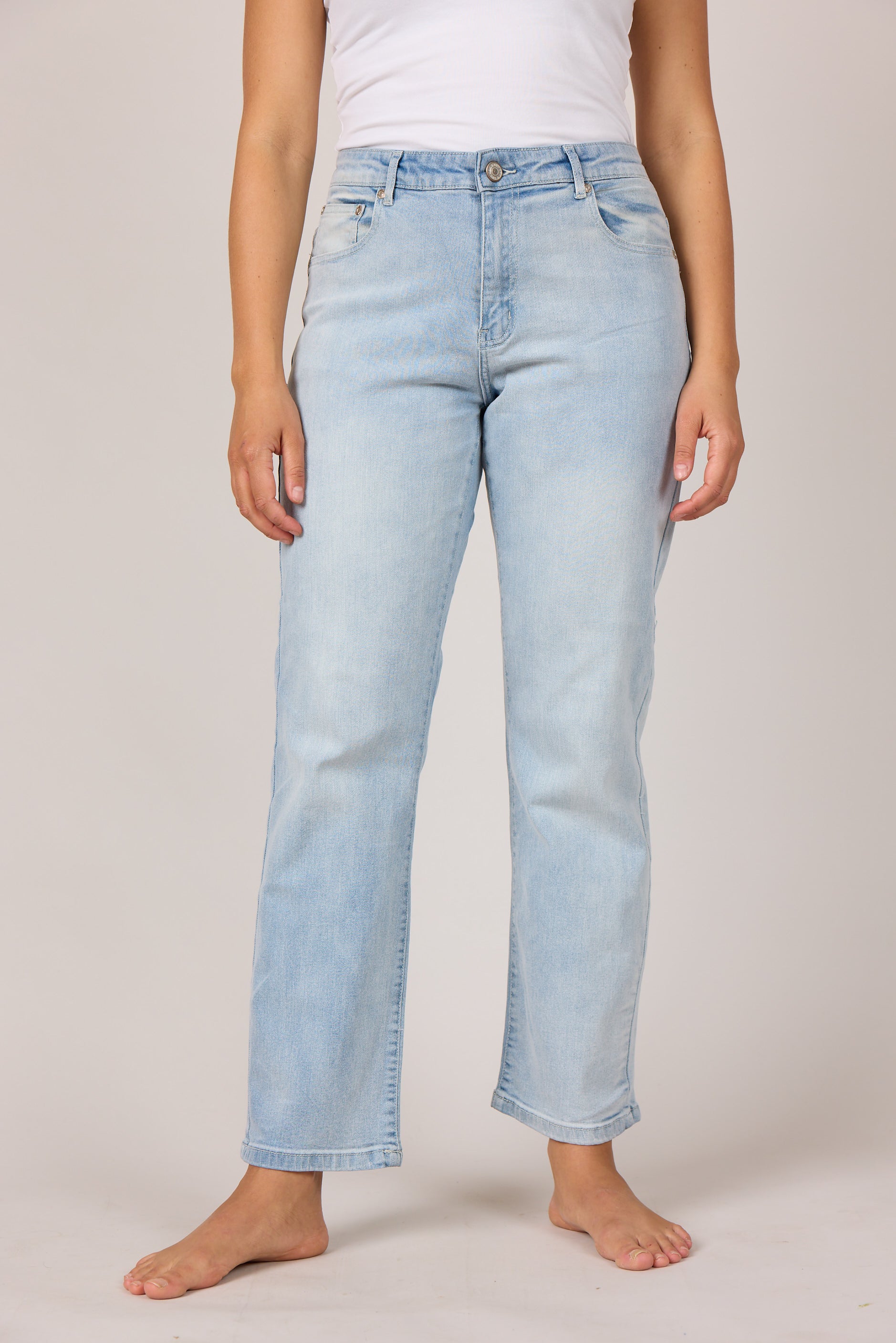 DNYcph Plus Size Superfit Denim Jeans DENIM/TWILL 9196 LIGHT BLUE USED