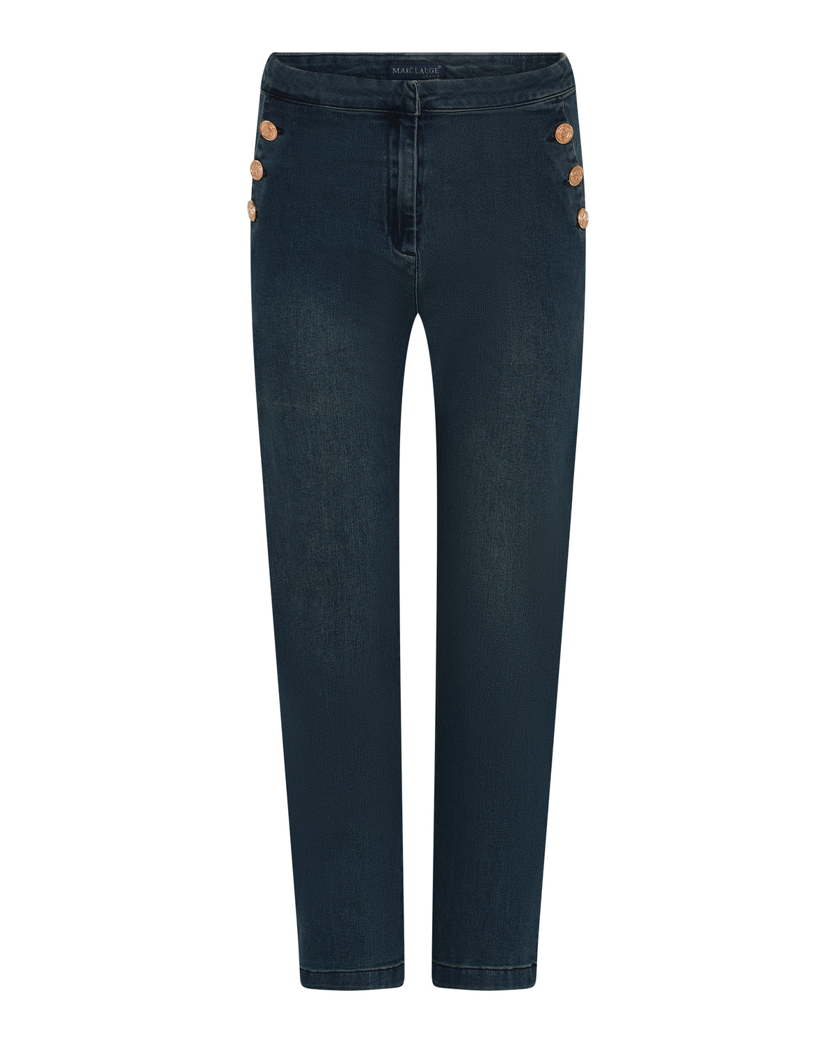 MARC LAUGE Sailor Chino Jeans DENIM/TWILL 9696 BLUE DENIM USED