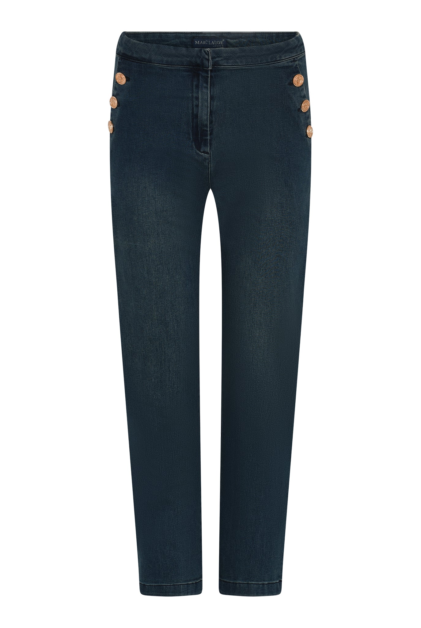 MARC LAUGE Sailor Chino Jeans DENIM/TWILL 9696 BLUE DENIM USED