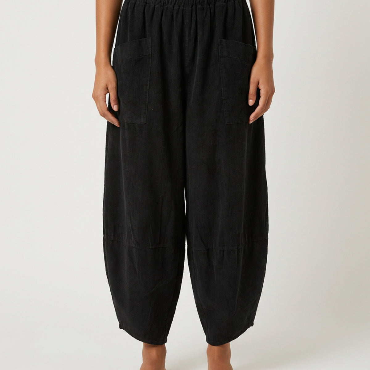 M JEANS Selma Pant Corduroy PANTS 80 BLACK
