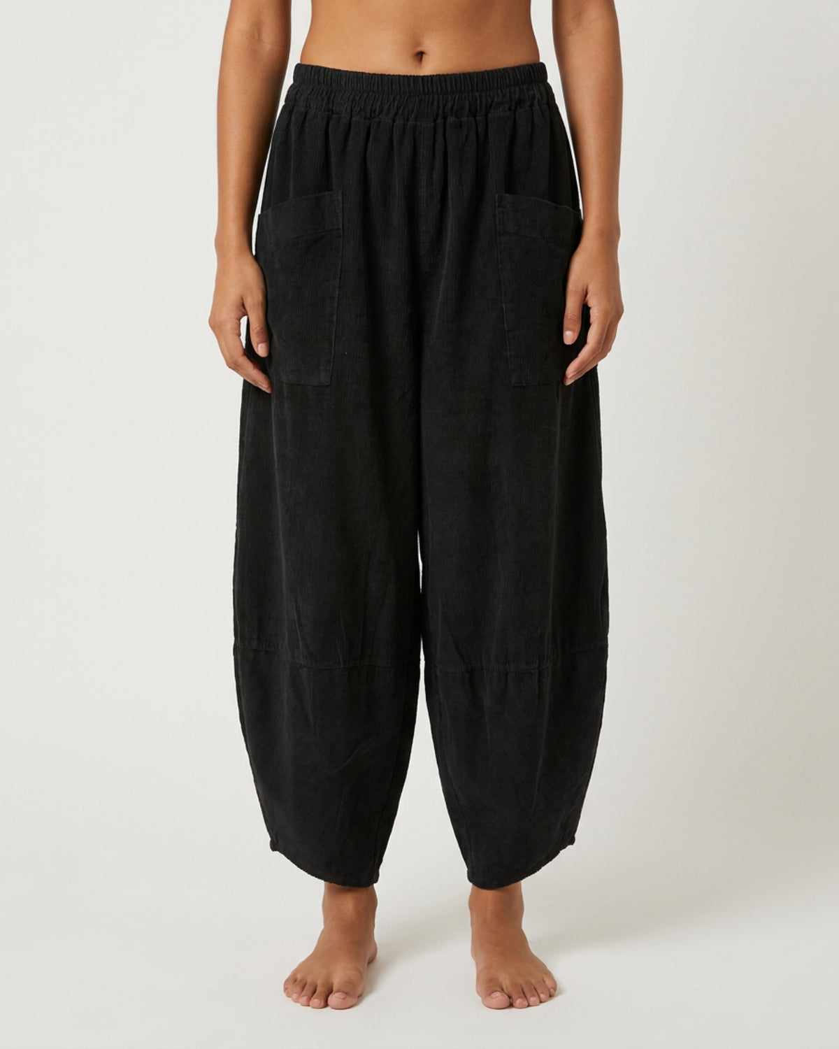 M JEANS Selma Pant Corduroy PANTS 80 BLACK