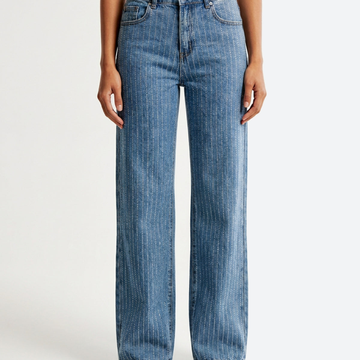 M JEANS Sparkling Flare Jeans DENIM/TWILL 939699 CLASSIC BLUE USED