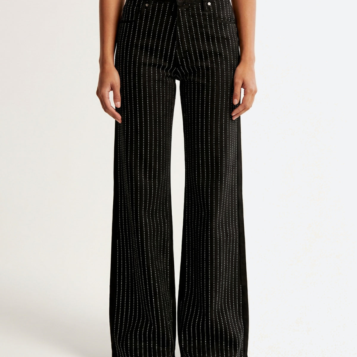 M JEANS Sparkling Flare Jeans DENIM/TWILL 80 BLACK