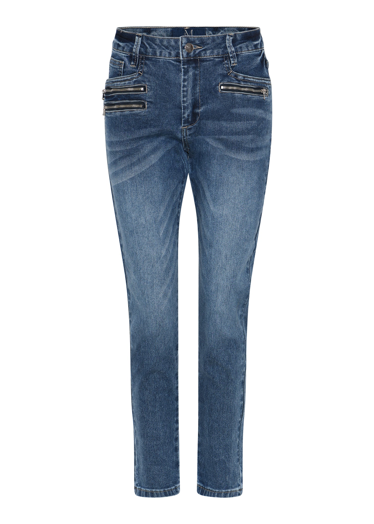 MARC LAUGE Staycy 7/8 Denim Jeans DENIM/TWILL 9696 BLUE DENIM USED
