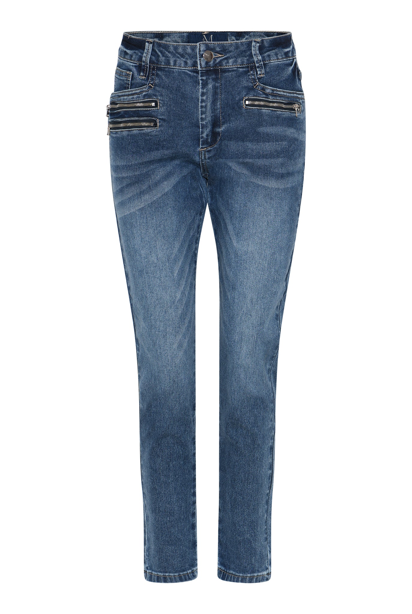 MARC LAUGE Staycy 7/8 Denim Jeans DENIM/TWILL 9696 BLUE DENIM USED