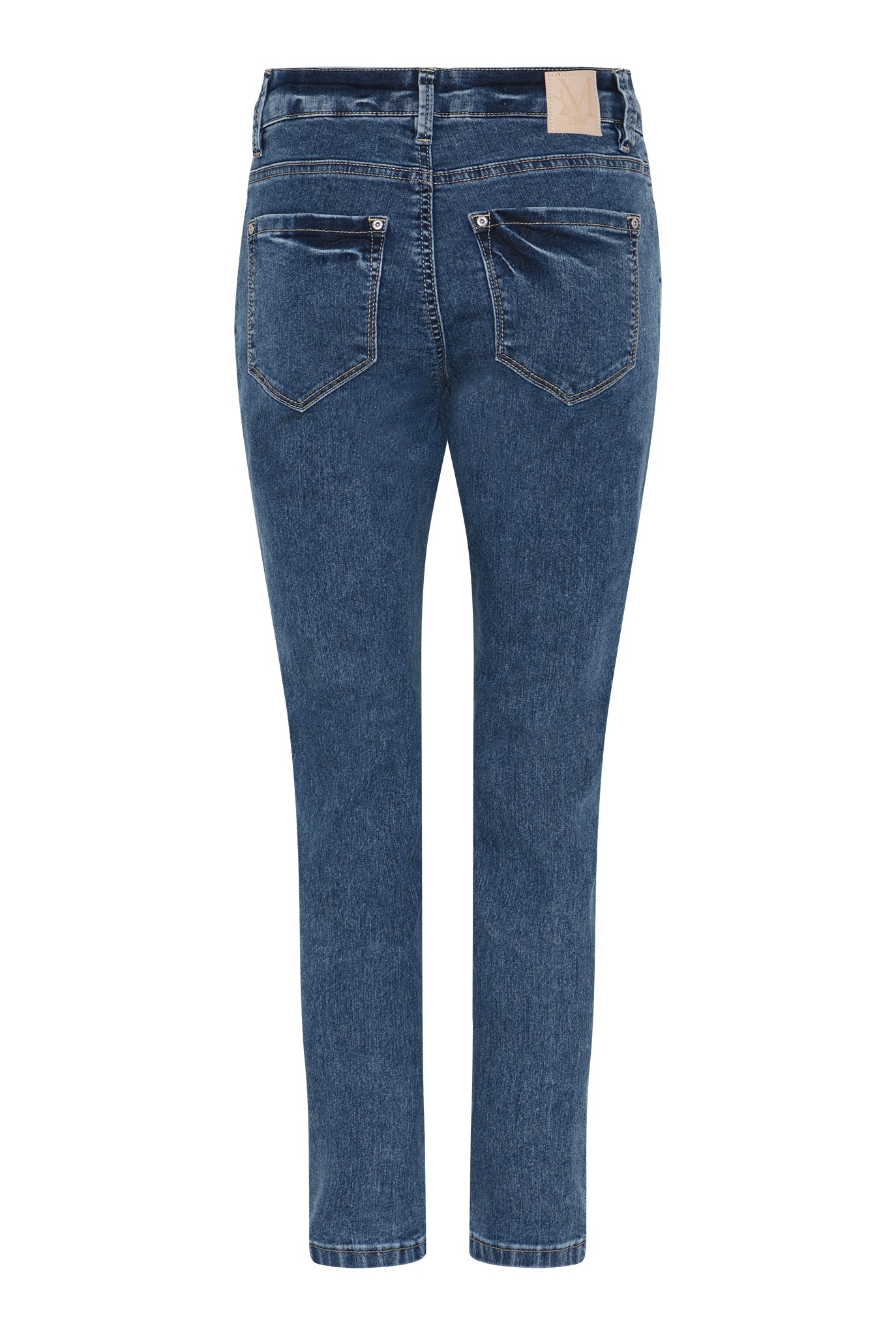 MARC LAUGE Staycy 7/8 Denim Jeans DENIM/TWILL 9696 BLUE DENIM USED