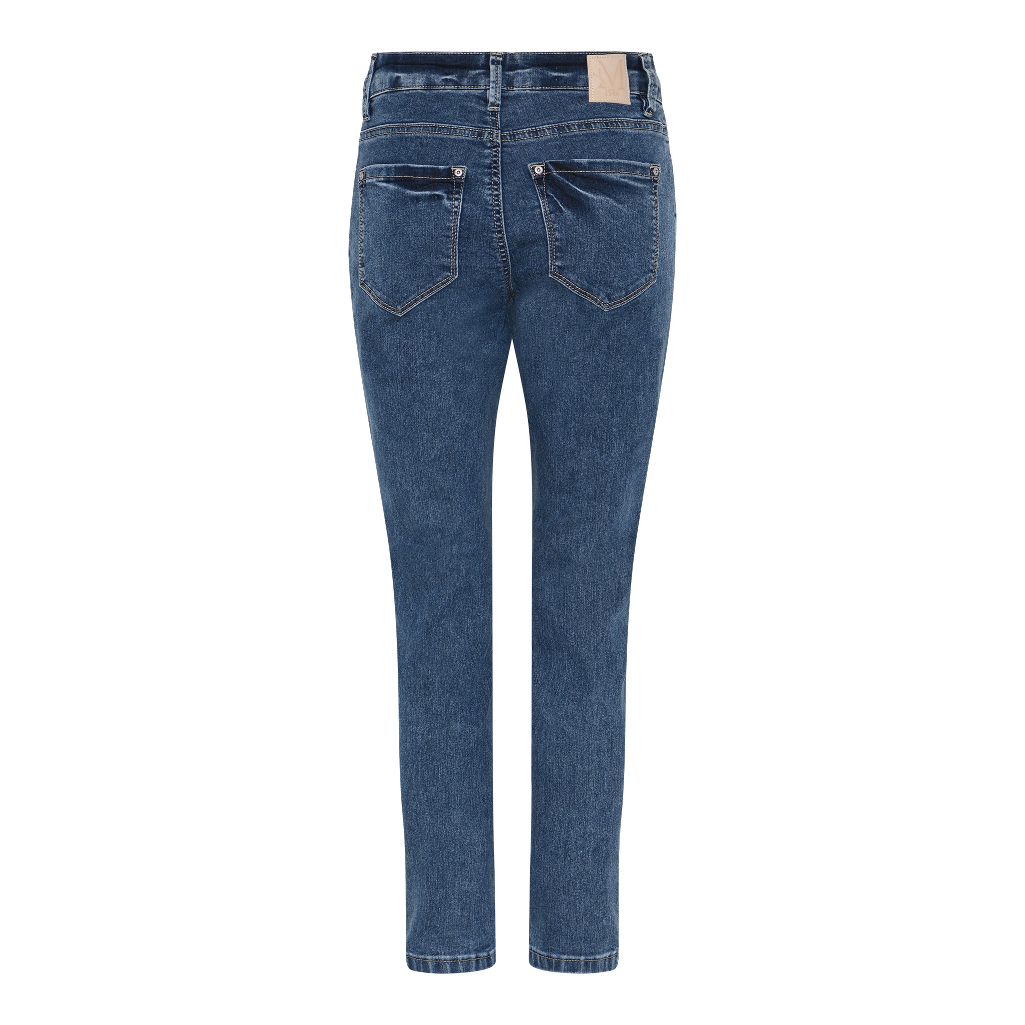 MARC LAUGE Staycy 7/8 Denim Jeans DENIM/TWILL 9696 BLUE DENIM USED