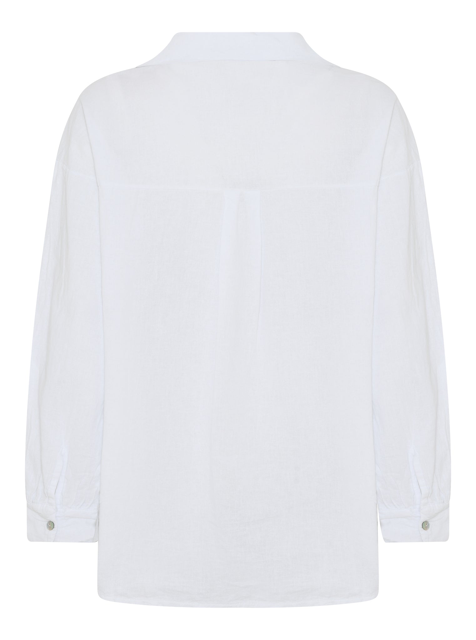 MAPP TIE LIN SHIRT LINEN 10 WHITE