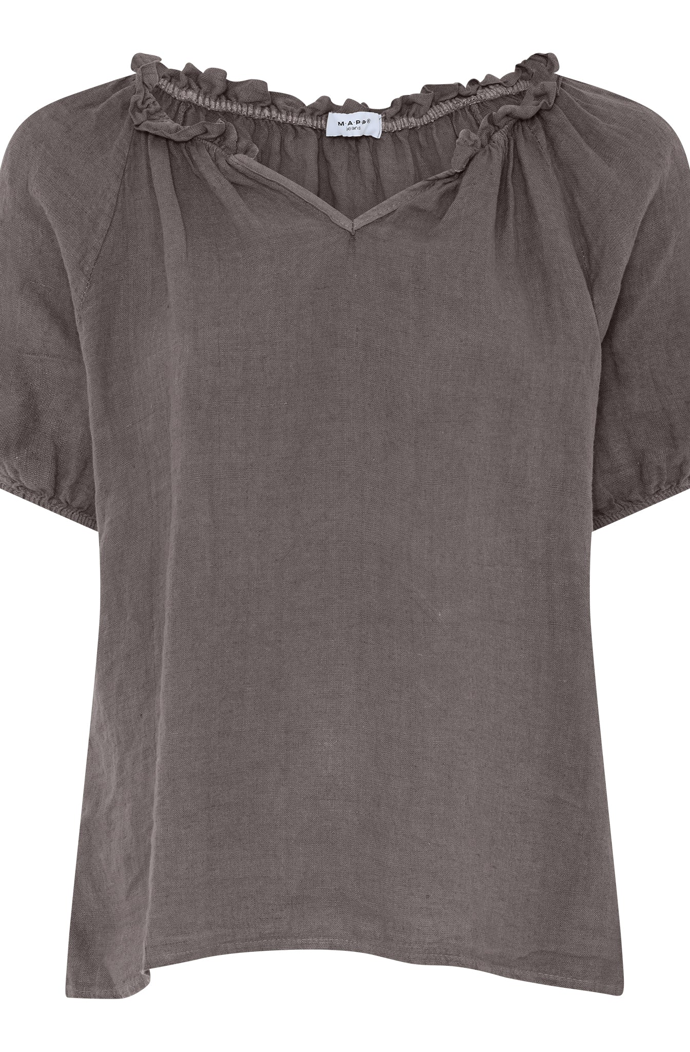 MAPP TINE LIN BLOUSE BLOUSE/SHIRT 136 FANGO