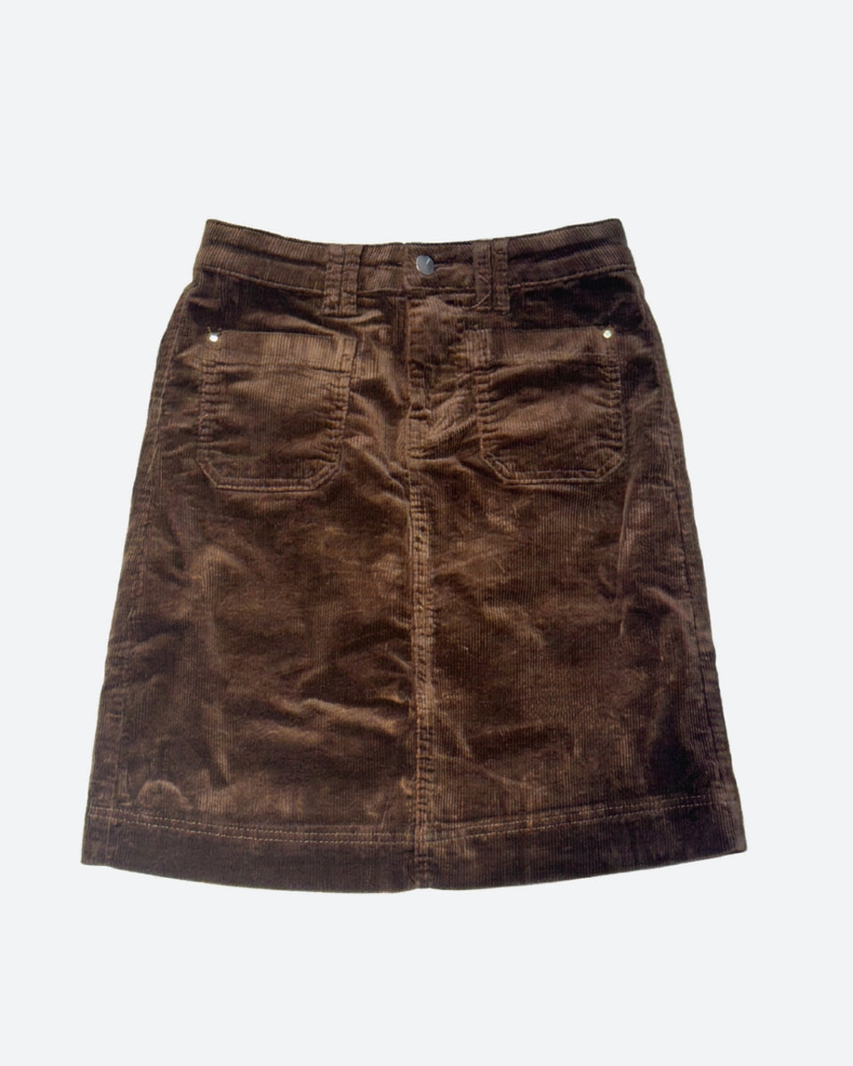 M JEANS TUTTI CORDUREY 11W SKIRT SHORTS/SKIRT 129 CHOCOLATE