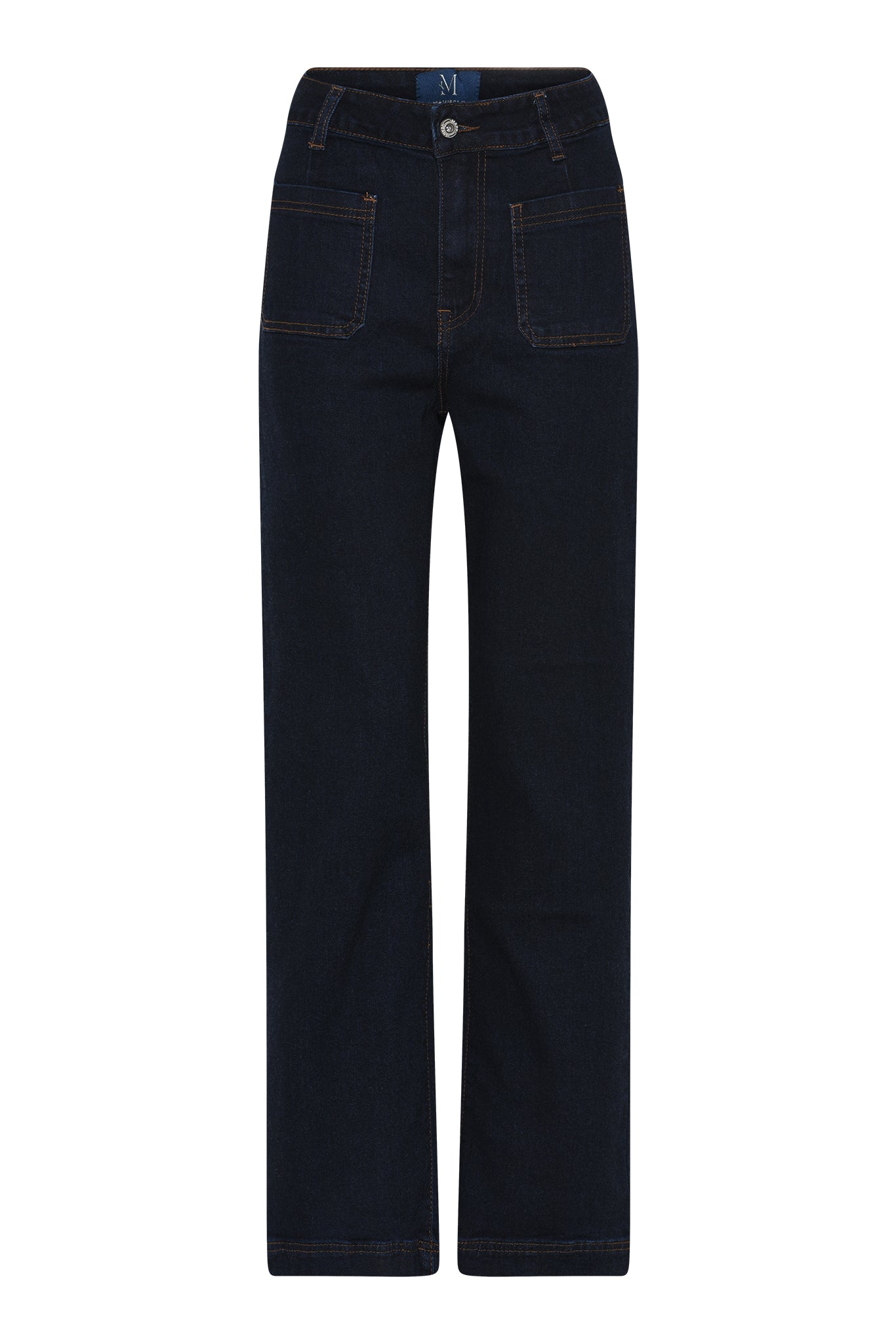 M JEANS Tutti Square Straight Denim Jeans DENIM/TWILL 98 DARK BLUE